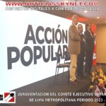 🔴Acción Popular se Reunifica en la Juramentación del Secretario Departamental de Lima Metropolitana